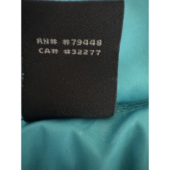 Marmot Jacket XL 700-Fill Down Turquoise Blue Quilted Full Zip Pockets Packable - Picture 9 of 15